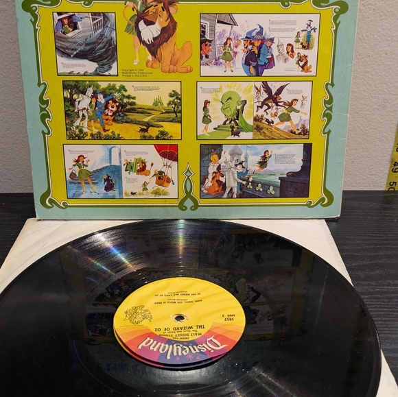 Disney The Wizard of Oz Vinyl - Green, Blue, Silver 1969 - Picture 11 of 11